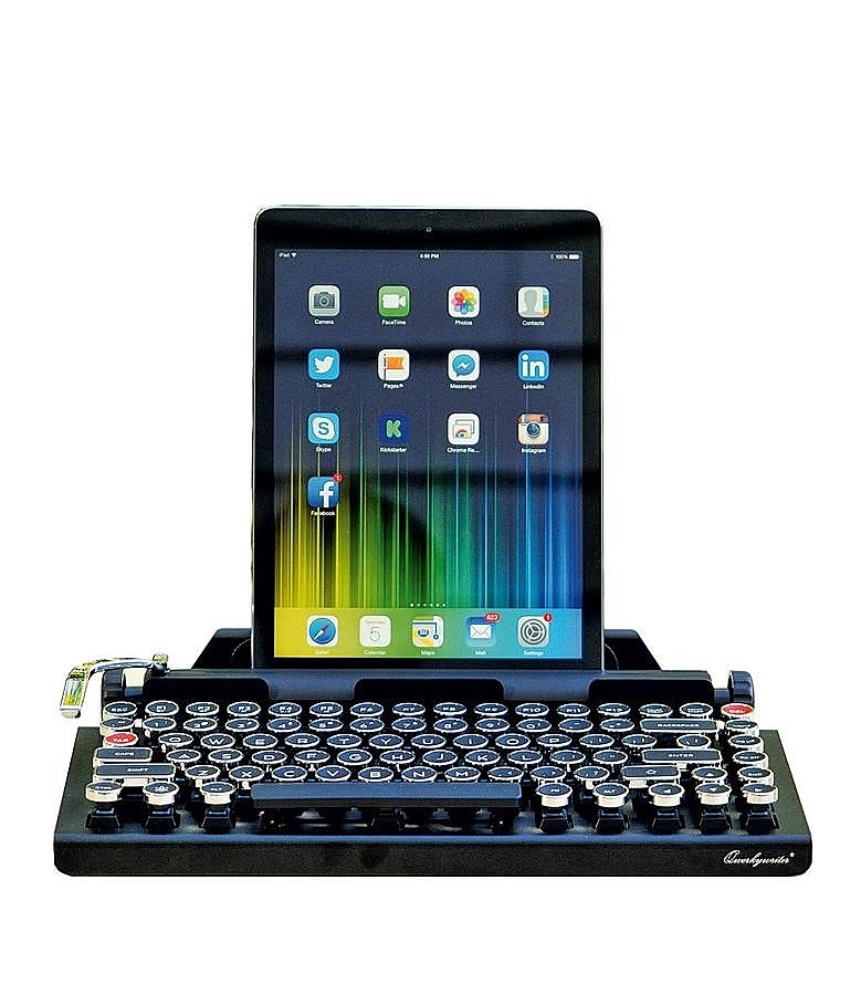 ¿Te sientes nostálgica? Pues escribe en tu tableta con un teclado de principios del siglo XX. Qwerky Writer