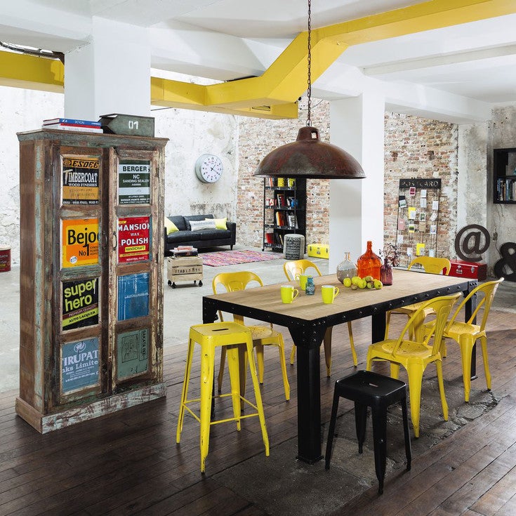 El amarillo juega un papel protagonista en esta propuesta deco de Maison du Monde.