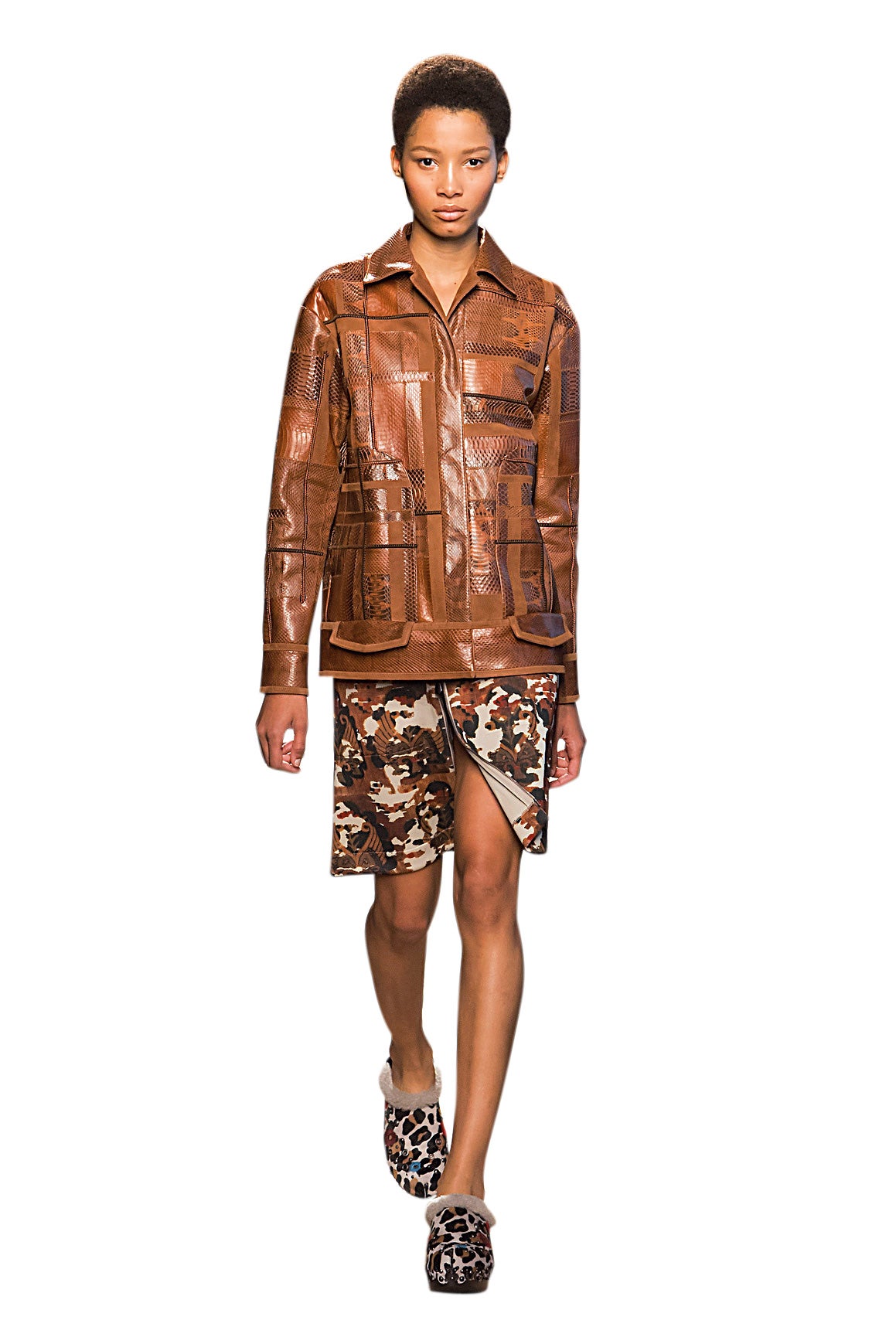 Bottega Veneta proponía el print más salvaje.