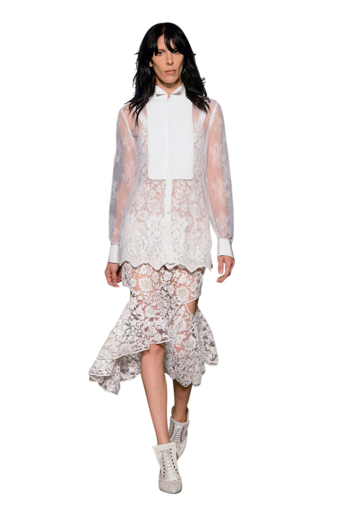 Givenchy apostaba fuerte por el blanco como protagonista.