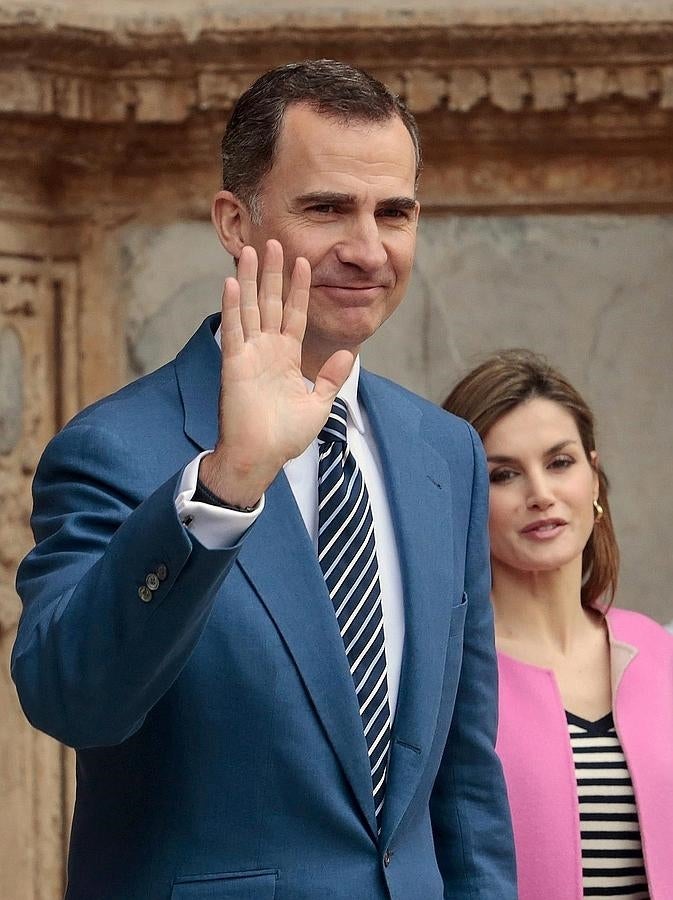 Don Felipe VI asistió con su familia a la Misa de Pascua.