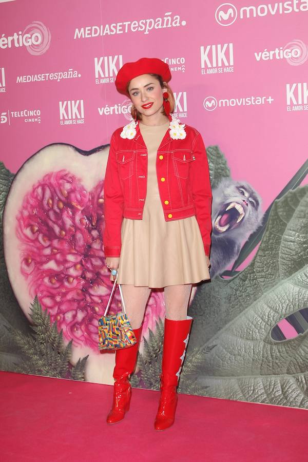 Otra de las invitadas a la premiére fue Miranda Makaroff