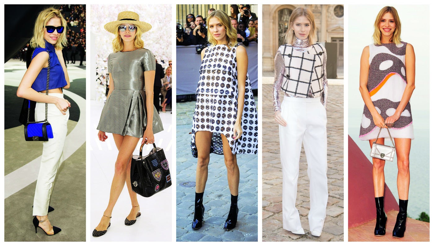 Puede que entre la tropa de fashionistas rusas solo conozcas a Miroslava Duma, pero no te pierdas a Perminova. Esta rubia de piernas kilométricas, casada (cómo no) con un millonario, tiene un estilo muy femenino, con cortes estructurados y prints geométricos. ¿Su fetiche? Las gafas de sol.