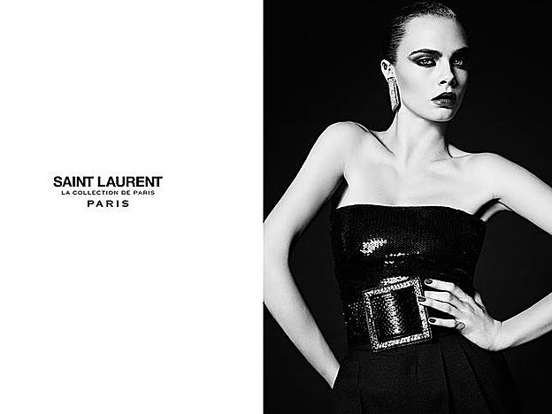Cara Delevingne para Saint Laurent