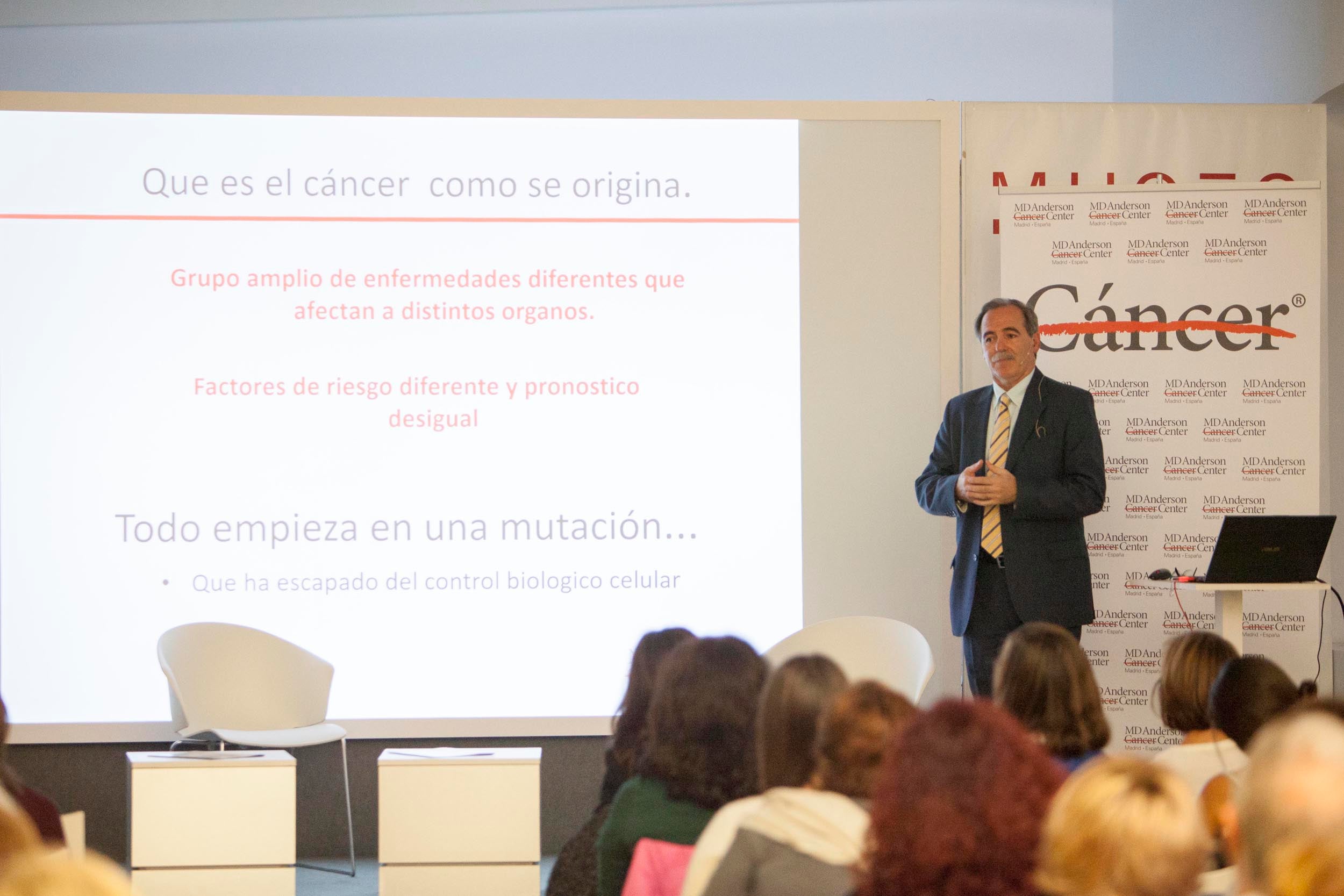 El doctor Pedro Robledo Sáenz, de la unidad de nutrición y dietética de MD Anderson Cancer Center Madrid habló sobre la importancia de llevar una buena nutrición y hacer ejercicio para prevenir el cáncer.