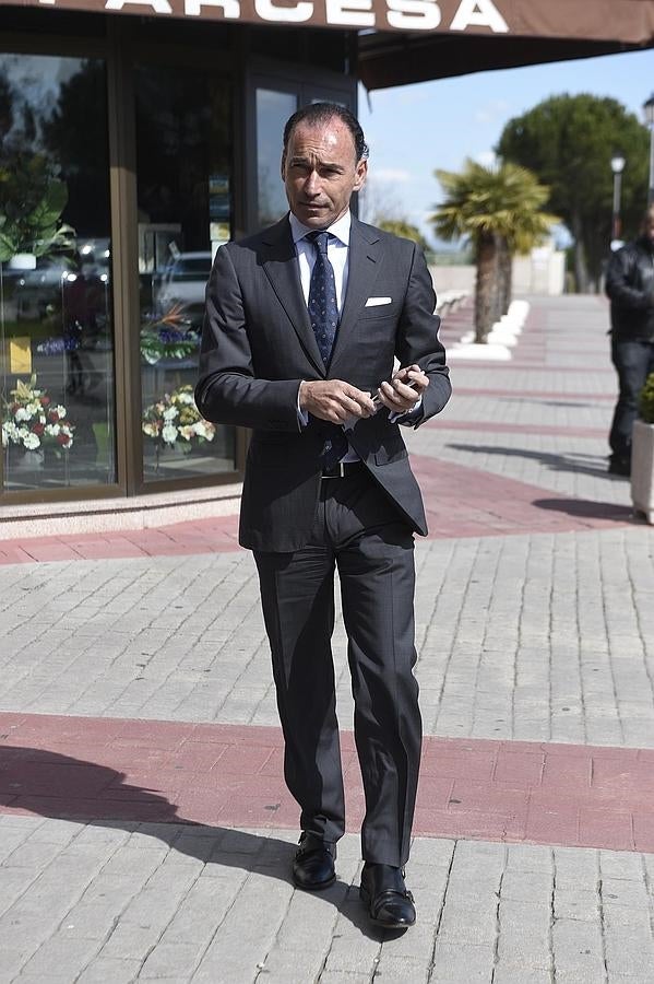 Pepín Liria entre los rostros del mundo del toro que estuvieron presentes arropando a Patricia Rato.