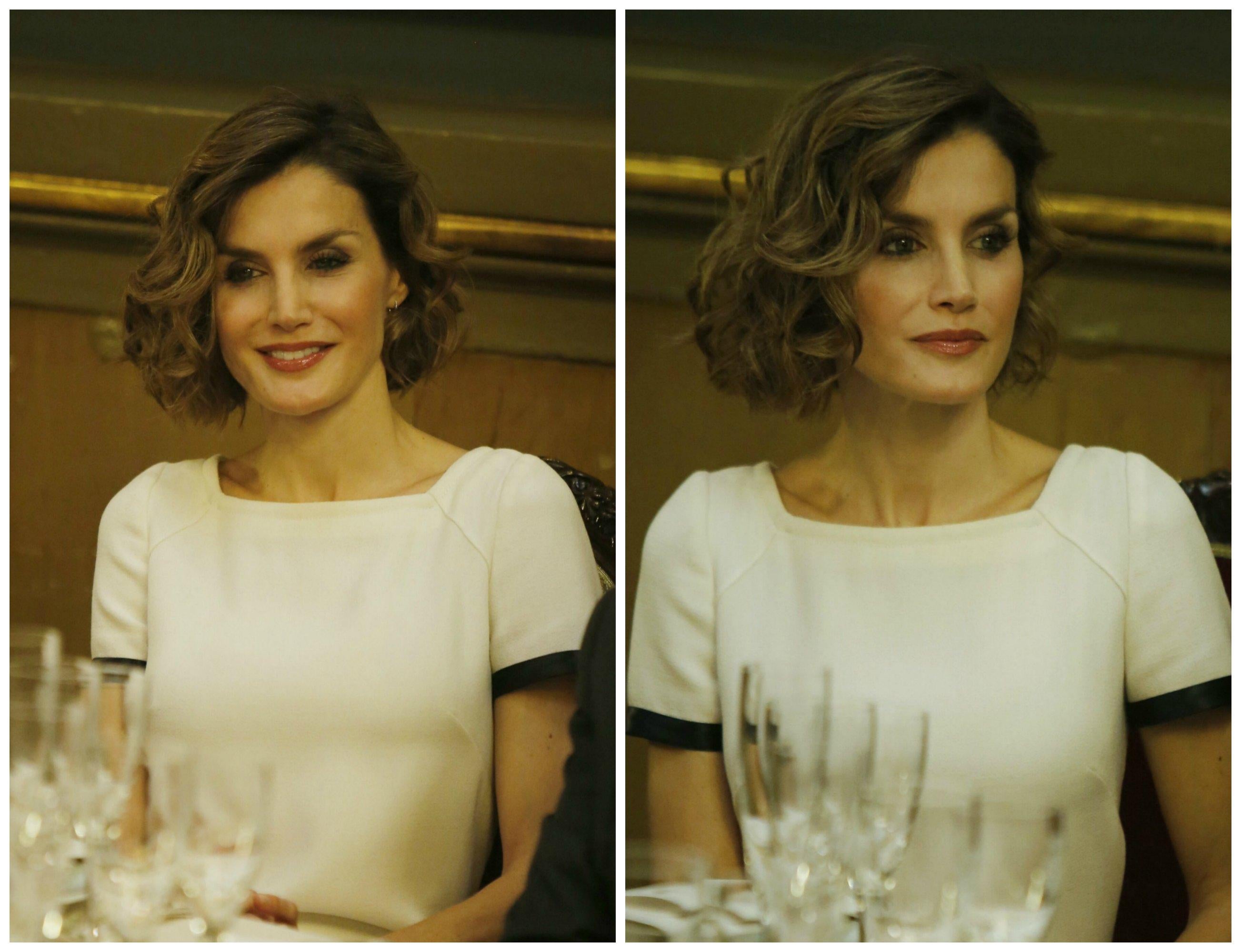 Por su papel, debe estar siempre perfecta, y de hecho lo está. Sin embargo, cuando la Reina sonríe está mucho más guapa.