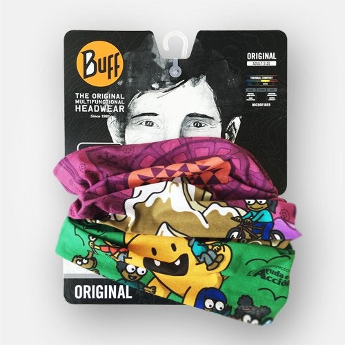 Para las amantes de la montaña o el deporte, los buff siempre son sus mejores aliados. Aprovecha el día de la madre para regalarle un modelo solidario diseñado por Kukuxumusu cuya recaudación va destinada al proyecto Bikes4Rights, en apoyo a las niñas de Nepal afectadas por el terremoto sufrido hace un año. A la venta en Amazon (Precio: 19.95 euros).