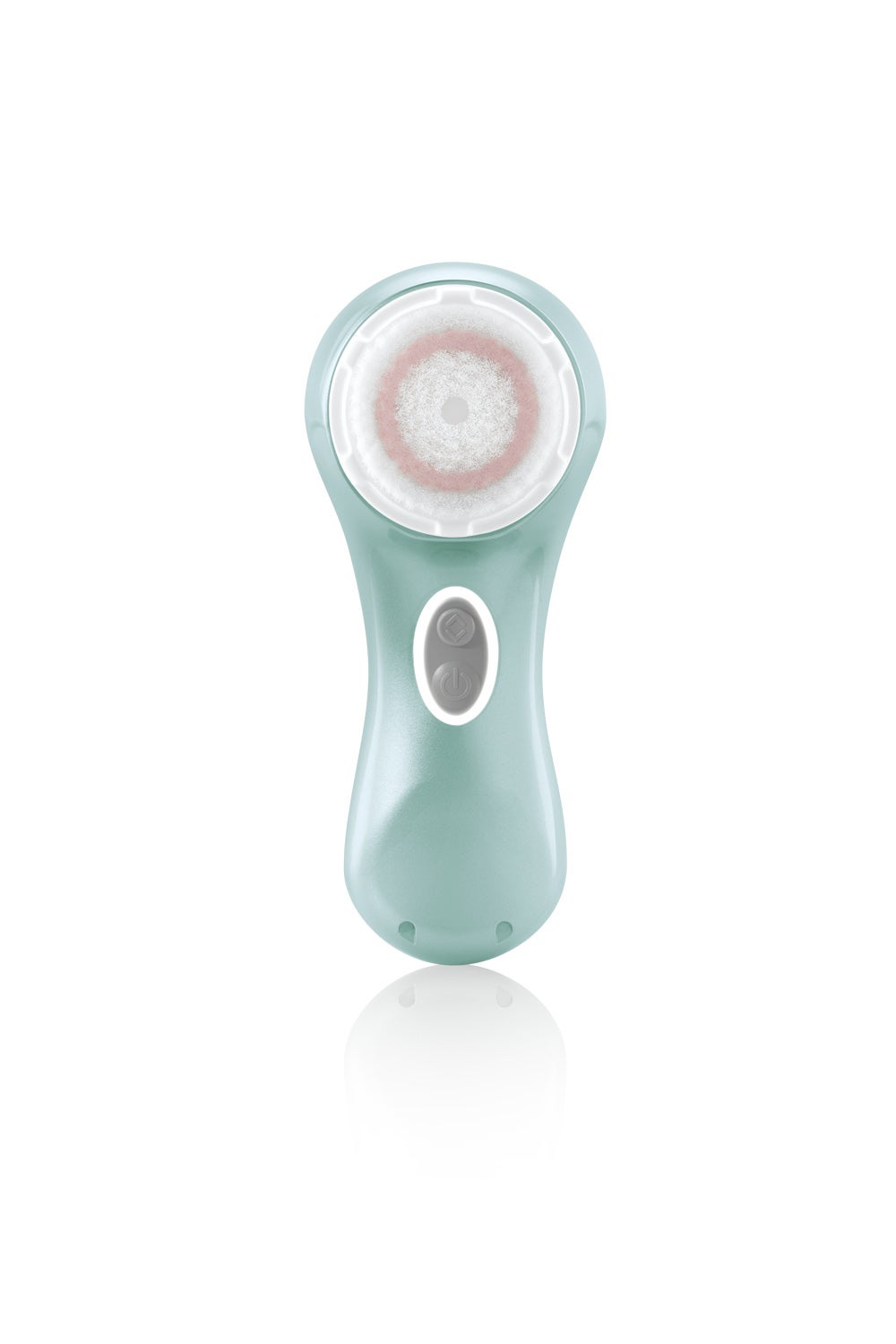 Edición limitada en color menta fresca del cepillo de limpieza facial con tecnología sónica de Clarisonic. Viene acompañado del cabezal Radiance y de gel para que la limpieza sea una experiencia aún más suave (149).