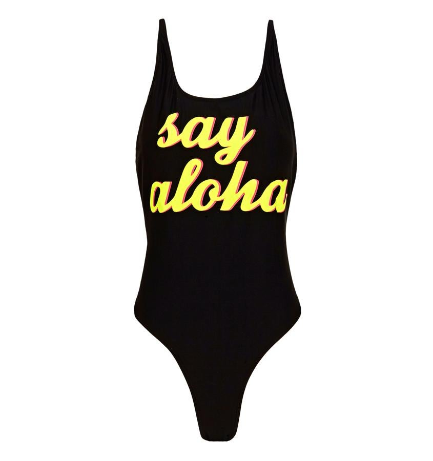 Con el mensaje "say aloha", una de las propuestas de Bershka para este verano (Precio: 22.99 euros)