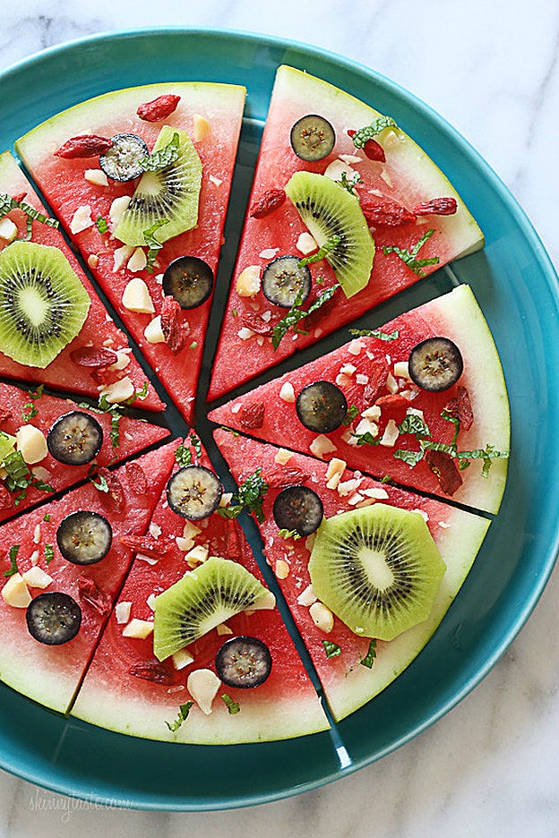 Fruit Pizza de sandía