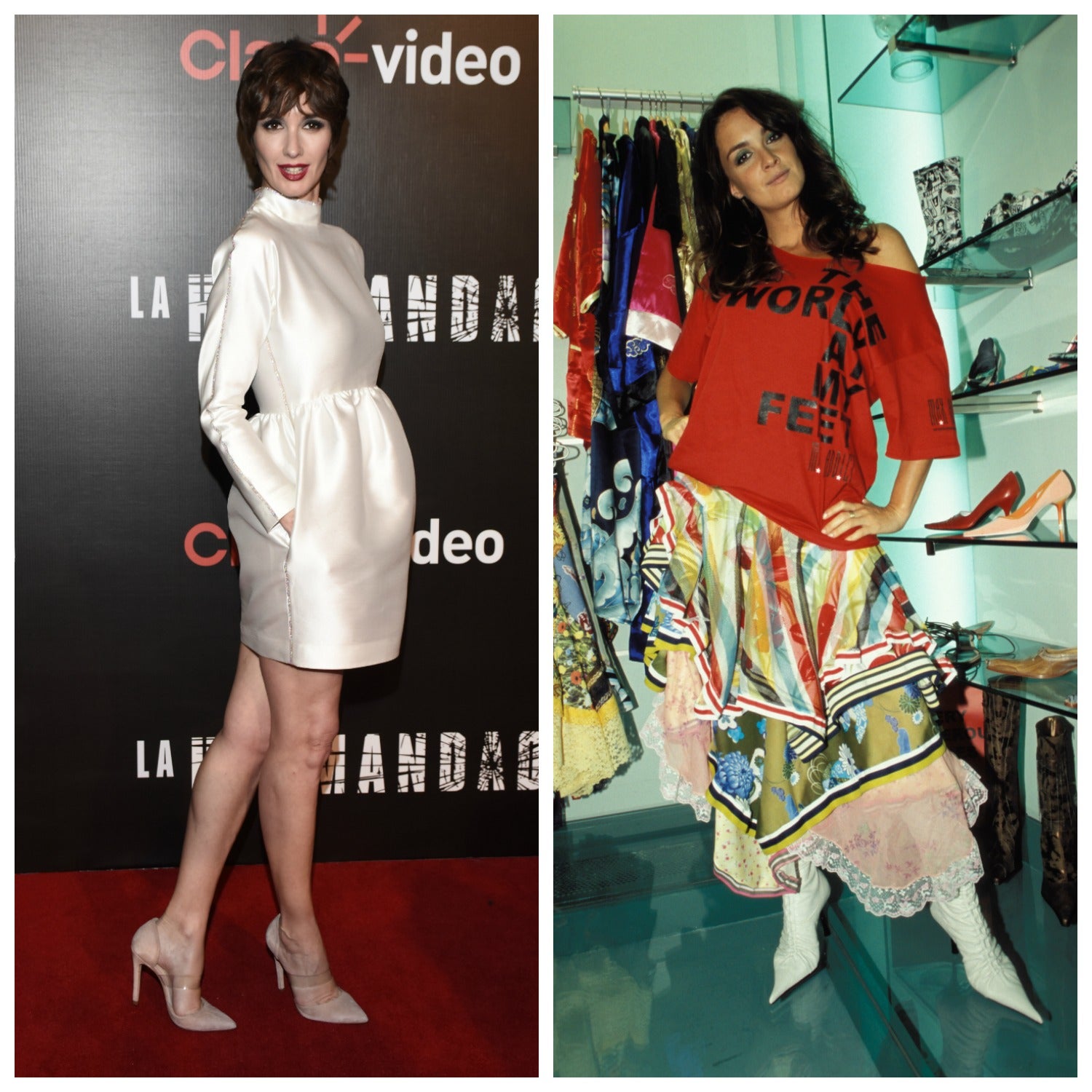 Y hablando de cambios a mejor con el paso de los años, el de Paz Vega ha sido espectacular. La sofisticación que ha ganado con los años es espectacular.