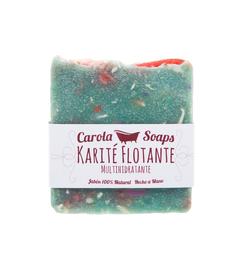 Multi-hidratante, ideal para toda la familia (especialmente niños y embarazadas). Este jabón es muy especial debido a sus ingredientes y por una gran particularidad, ¡flota en el agua! así nunca se perderá en la bañera. (7€).