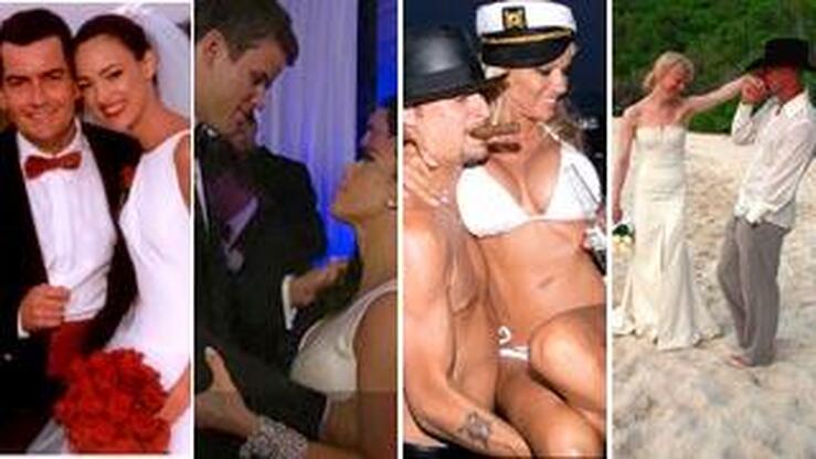 Fotos: Los matrimonios de famosos más cortos de la historia
