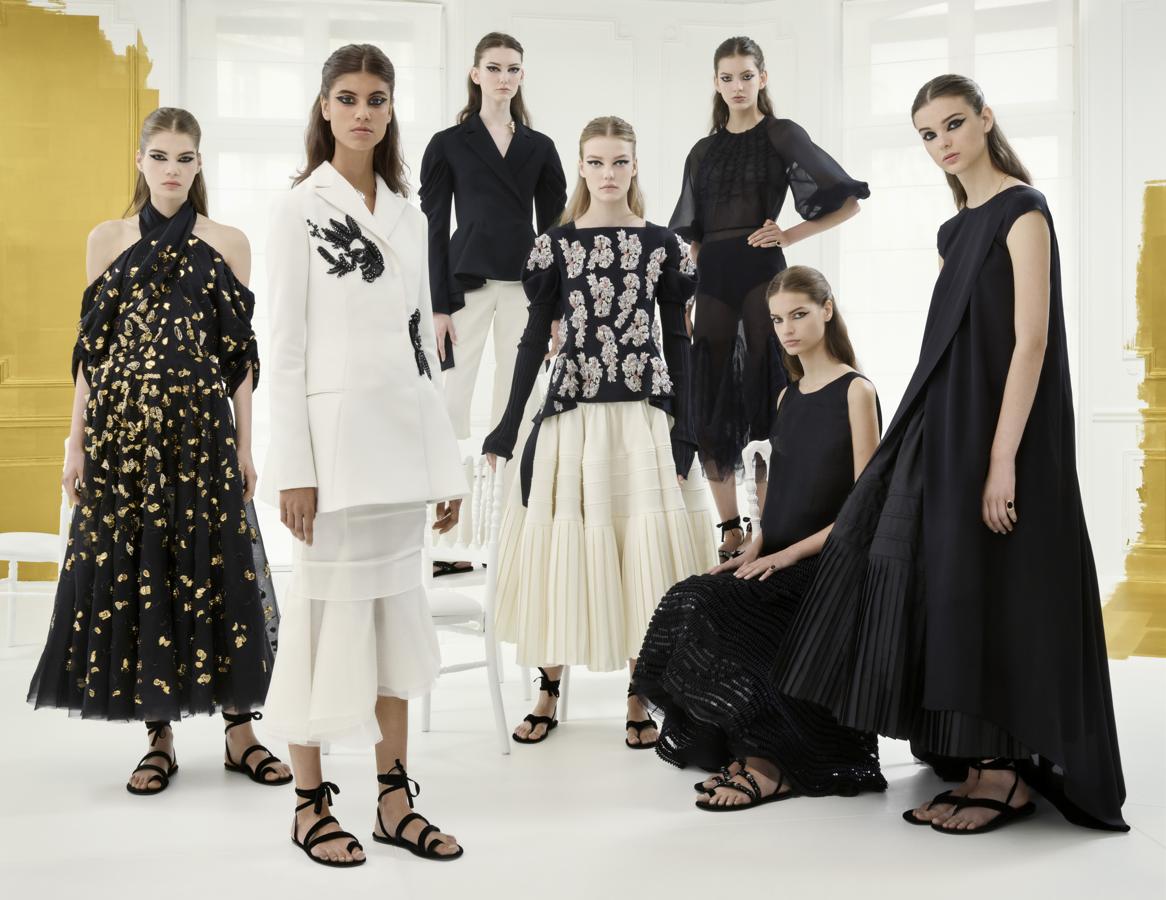 Una de las imágenes tomadas tras el desfile de la firma en París