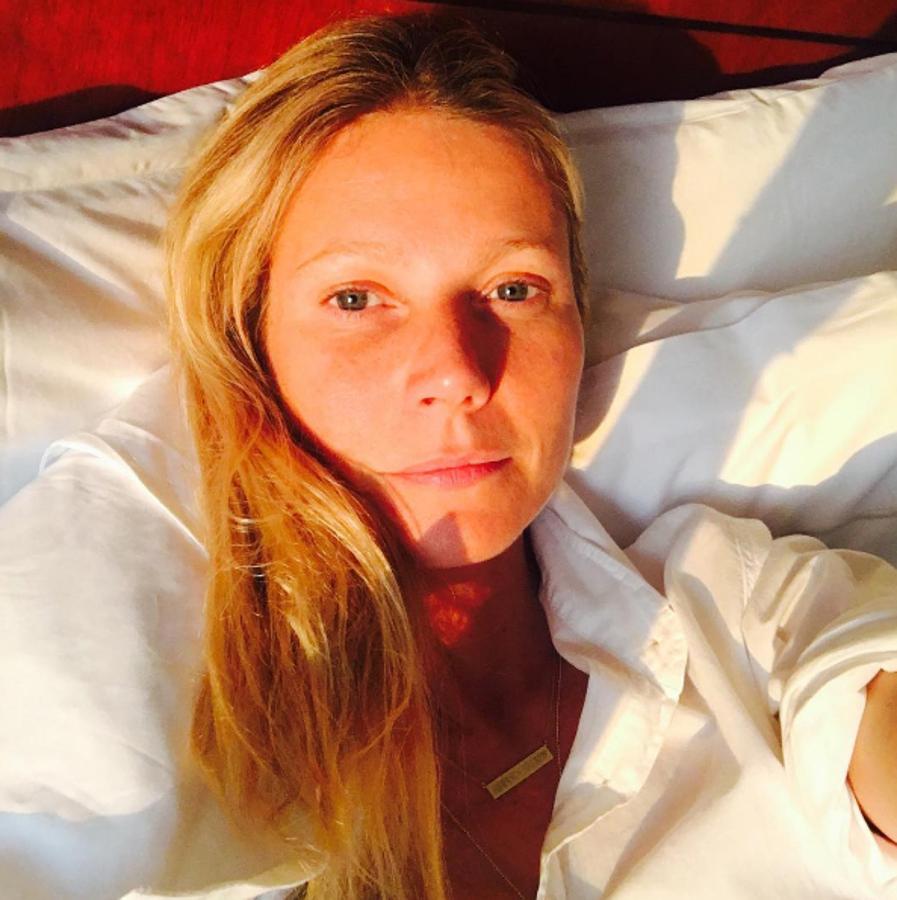 Cumplirá 44 años en septiembre pero nadie lo diría viendo esta imagen. Gwyneth Paltrow se muestra ante sus seguidores de Instagram recién levantada y sin una gota de maquillaje.