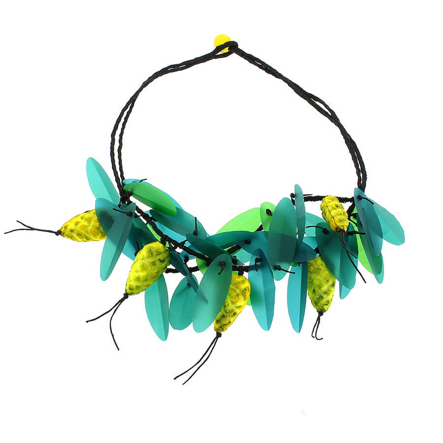 Collar inspirado en el trabajo de Edvard Munch. A la venta en la tienda del Museo Thyssen (CPV)