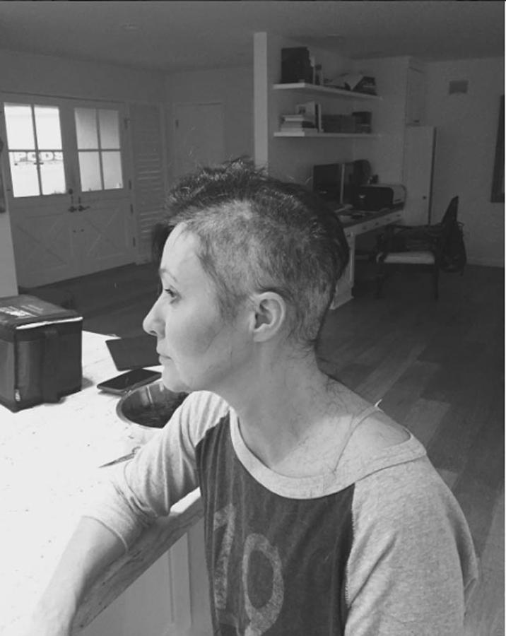 Esta es la última foto de Doherty, que anunció que tenía que enfrentarse al cáncer hace ahora un año.