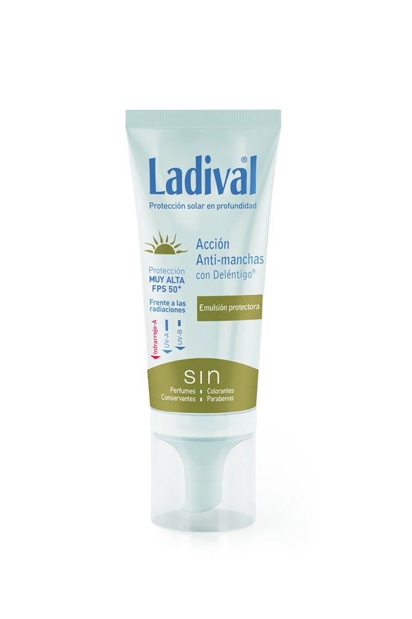 Especialmente formulado para prevenir las manchas solares y corregir las ya existentes. El complejo Deléntigo, de origen natural, actúa regulando la producción de melanina. Su fórmula se completa con vitamina E que previene las manchas y también las arrugas. Disponible también en color.