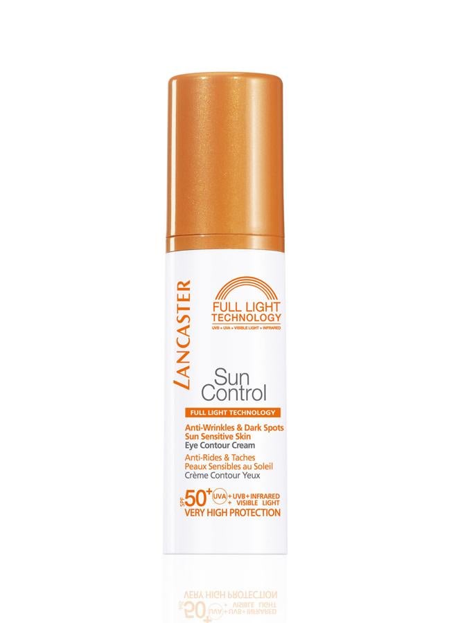 Crema especial para el contorno de los ojos con alta protección solar (UVA, UVB e IR). Una emulsión ligera, hidratante y sin fragancia ideal para proteger esa zona tan delicada del rostro y conseguir un bronceado bello y saludable.
