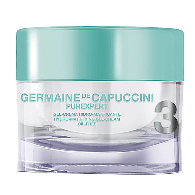 Sandra apuesta por el gel-crema hidro-matificante de la línea Purexpert de Germaine de Capuccini, ideal para las pieles grasas.