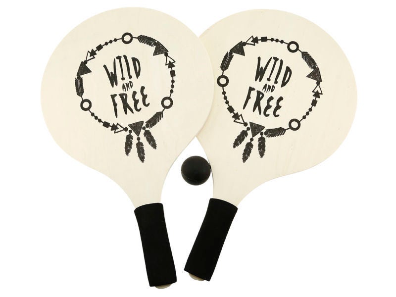 Raquetas de playa de Ale-hop. Precio: 4€