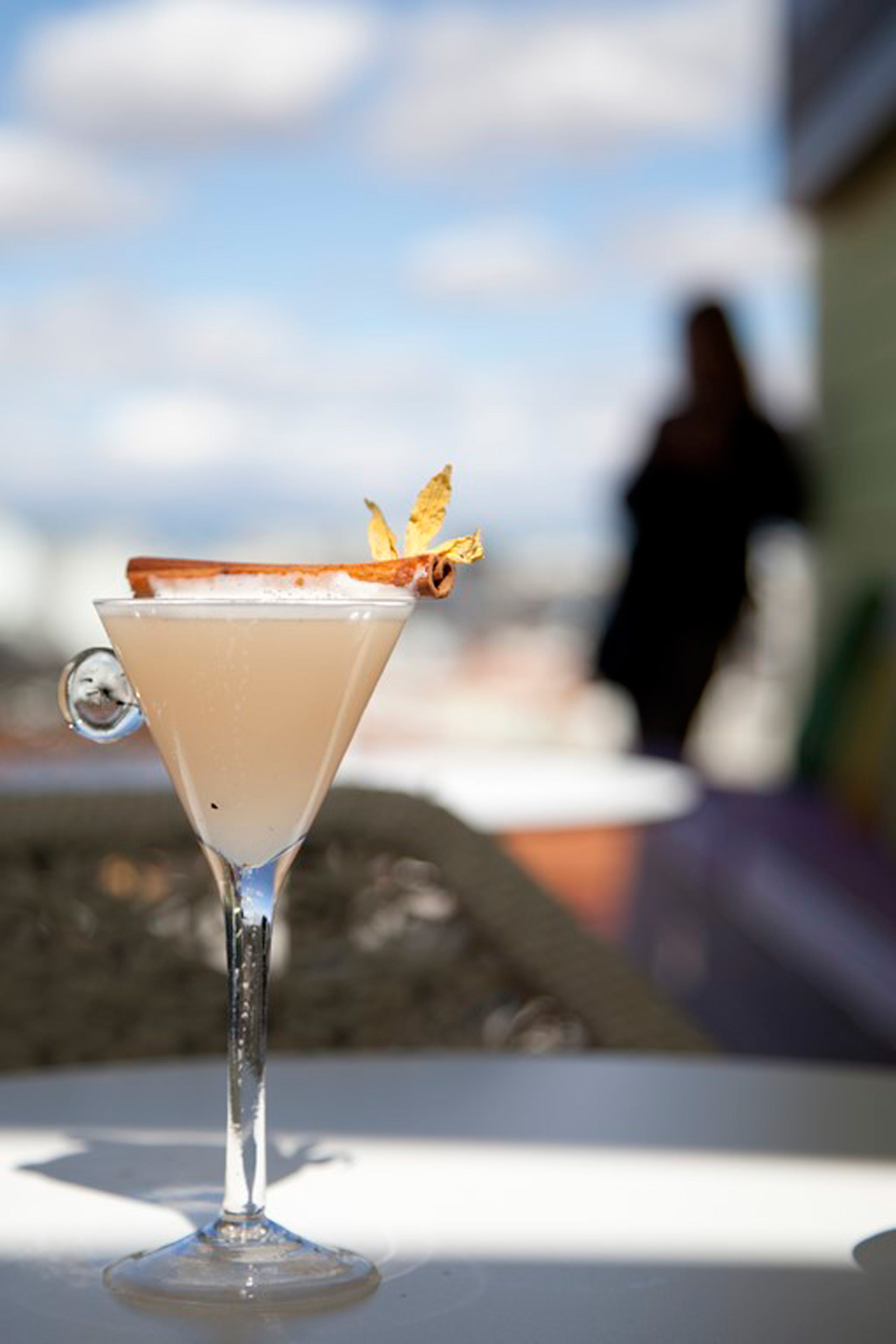 Una terraza desde donde disfrutar de las vista a la Torre de Madrid, Torre de España, el antiguo Edificio de la Unión y Fénix, las Cuatro Torres Business Área y la Puerta de Europa. Mientras disfrutas de una extraordinaria carta de coctelería y tapas. Un espacio convertido en un bosque artificial conectado a la vertiginosa infinity pool que no te puedes perder.