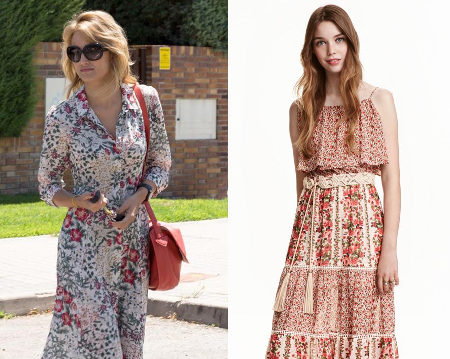 En verano, los vestidos boho estampados siempre son un acierto. Nuestra propuesta, cambiar su elección demasiado recatada por un diseño sin mangas como este de H&M