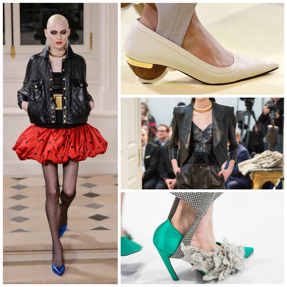 El pantalón fuseau vuelve con fuerza, pero también las hombreras XL, los vestidos asimétricos, las cazadoras de charol y las cinturas ajustadas. ¿Te atreves?