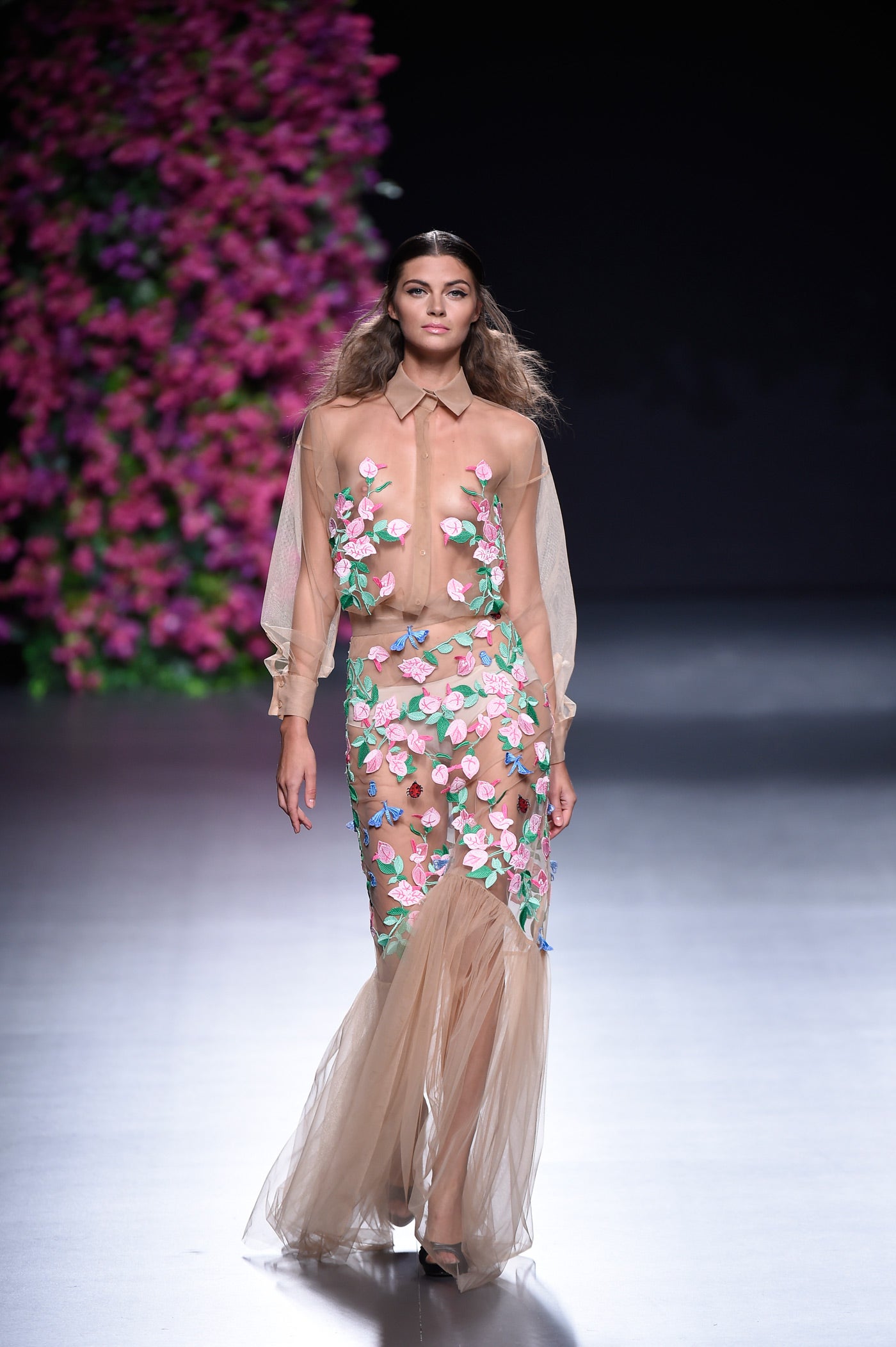 El estampado floral no podía faltar en la propuesta estival de Juana Martín.