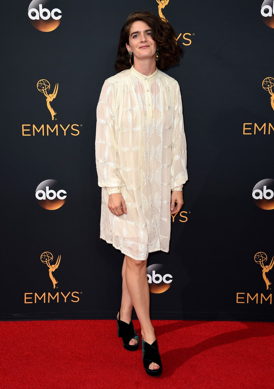 La actriz de 'Transparent' a su llegada a la ceremonia