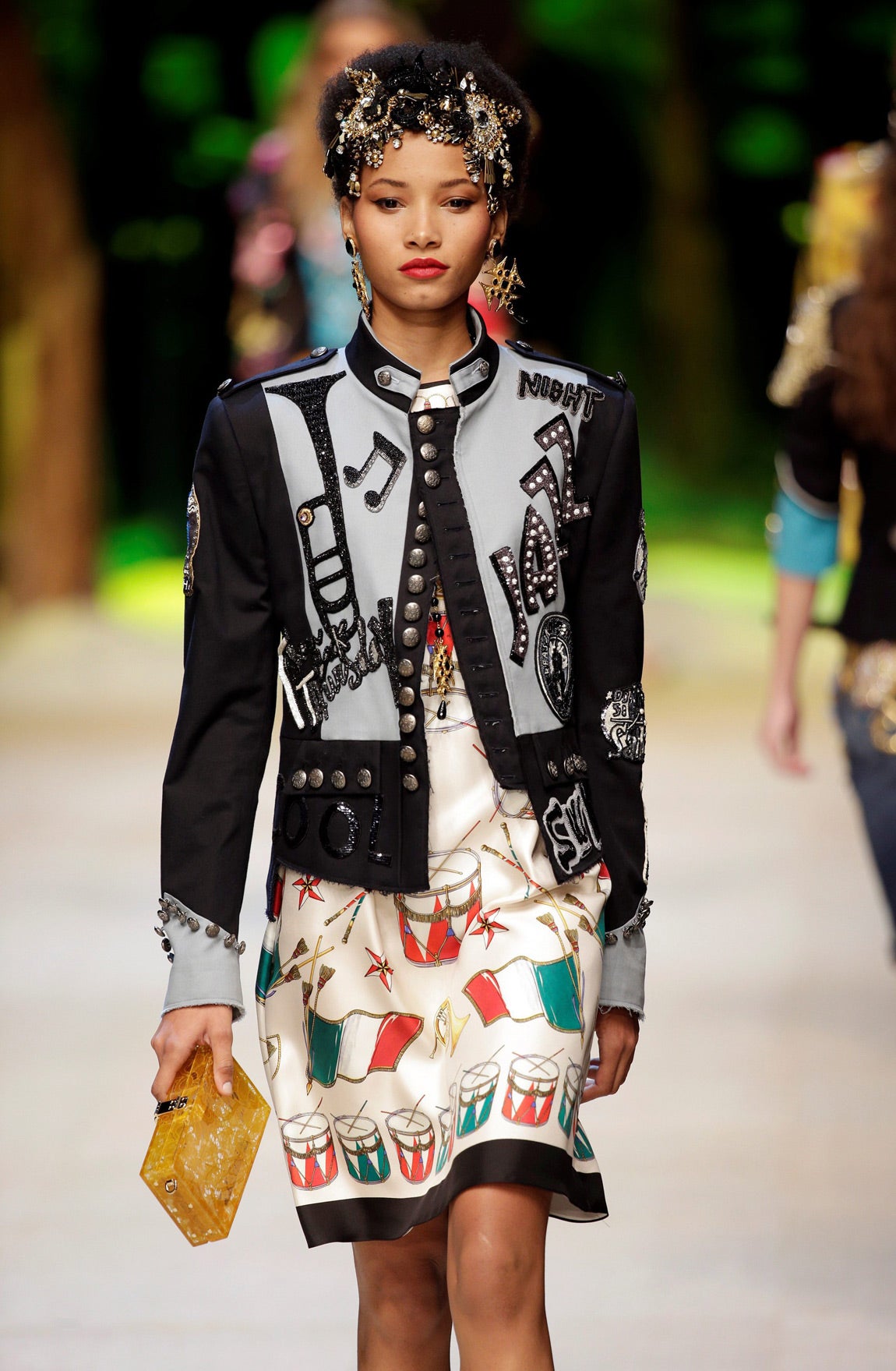 Los iconos musicales no faltaron en casi todas sus creaciones.