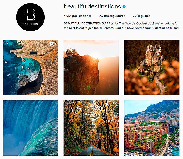 Beautiful destinations