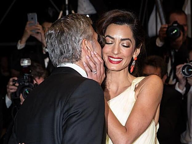 Galería. George Clooney y Amal Alamuddin en el Festival de Cannes