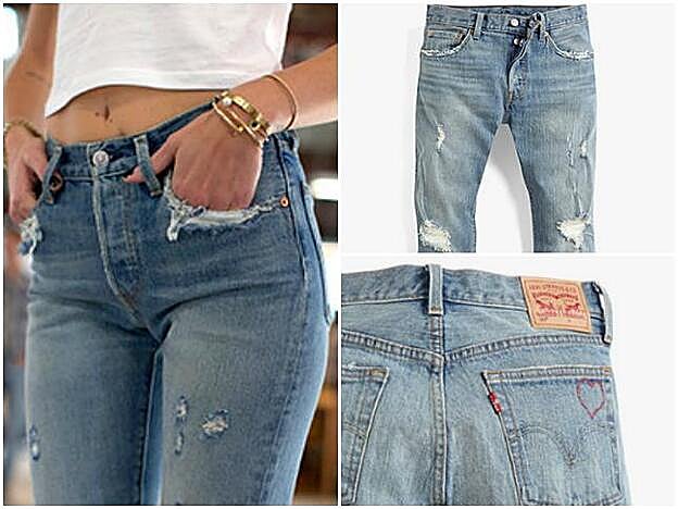 Detalles de los Levi's 501 x Chiara Ferragni