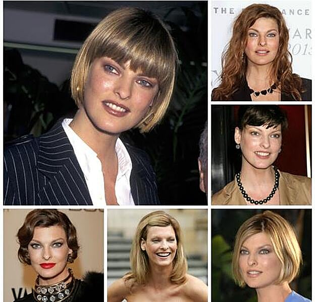 Galería. Los cambios de look de la top Linda Evangelista.