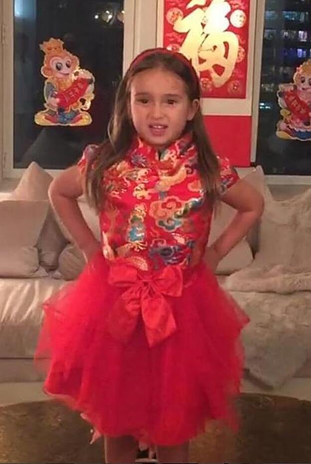 Arabella, la nieta de Trump que triunfa entre la población china.