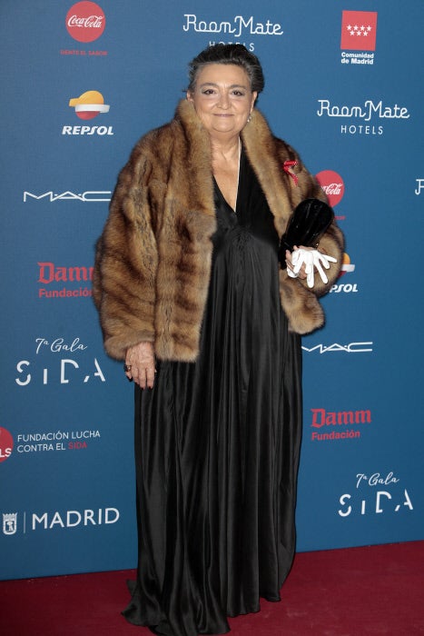 La diseñadora no quiso perderse la cita,