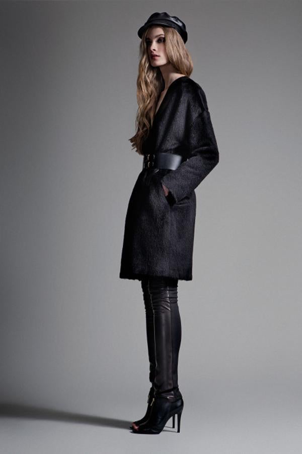 Abrigo oversize de pelo