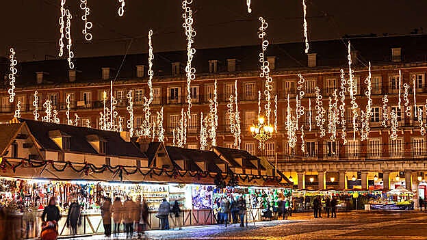 Galería. Mercado navideño de Madrid.
