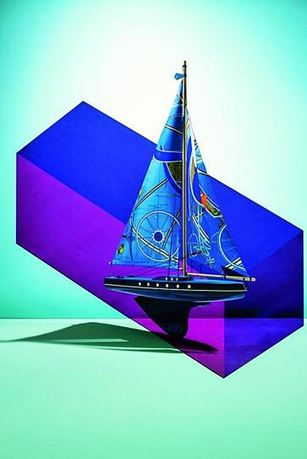 Este laboratorio de ideas está relacionado con las emociones y el mundo infantil. En la imagen, un barco en gamas azules.