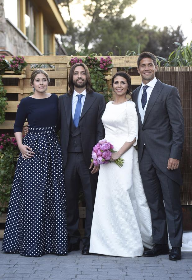 La hermana del tenista Fernando Verdasco contrajo matrimonio en junio con el hijo de Juan José Carmona.