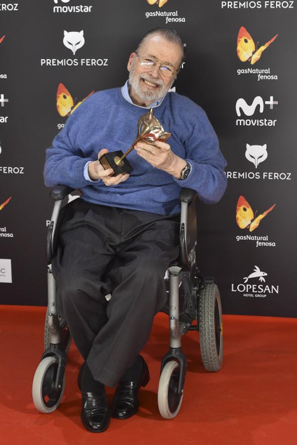 El veterano Chicho Ibáñez Serrador se ha llevado el premio honorífico por toda su carrera.