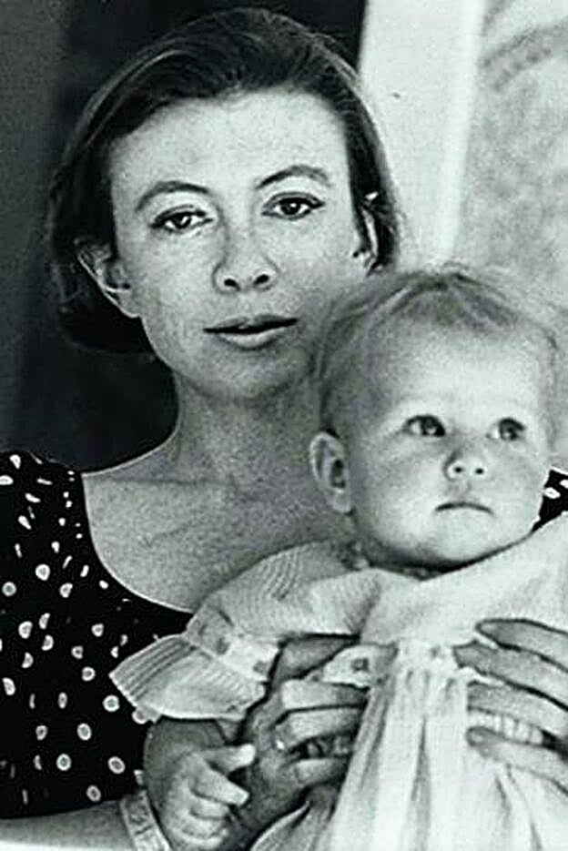 Junto a su hija Quintana Roo, que falleció de pancreatitis en 2005.