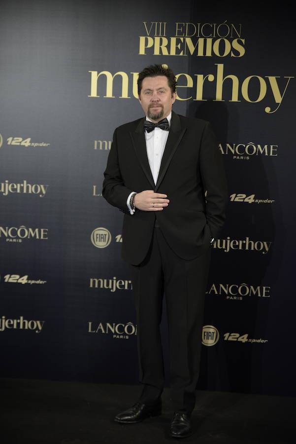 Ramón Campos recibió el Premio al Compromiso Masculino durante la gala de entrega de los VIII Premios Mujerhoy,