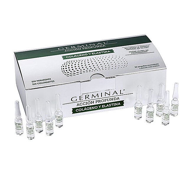Acción Profunda Ampollas de Colágeno de Germinal (32 €).
