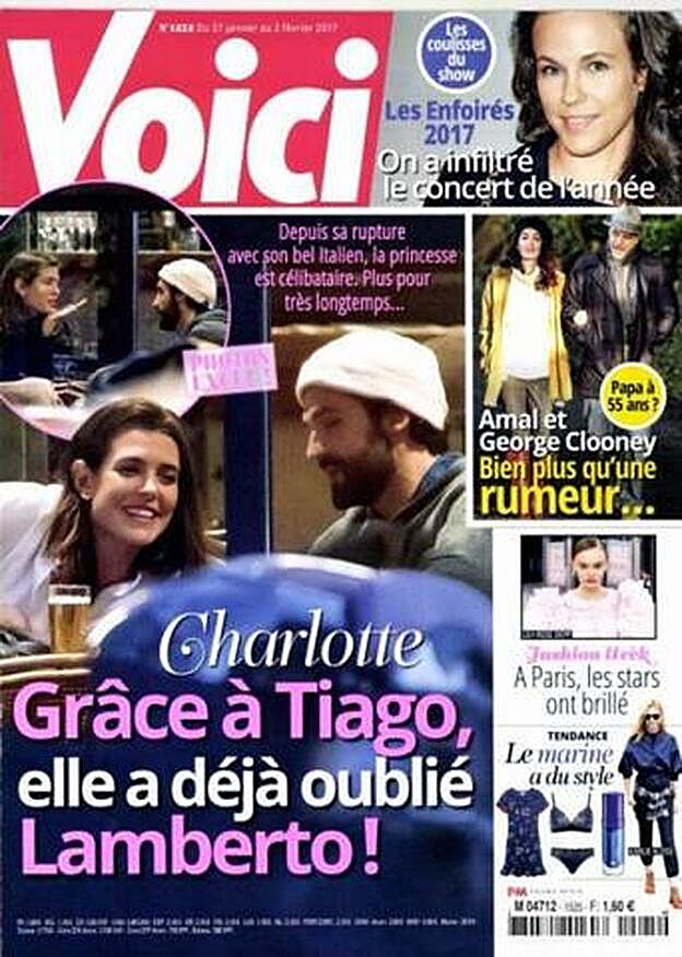 Portada del número de 'Voici' donde se destapa este presunto romance.