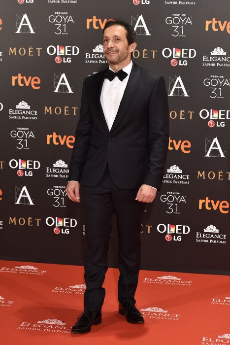 Salva Calvo, con esmoquin clásico