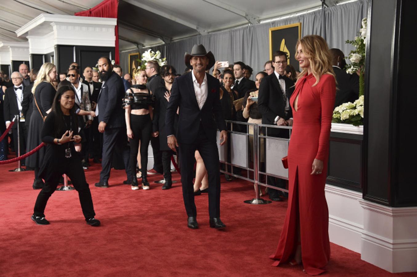 La cantante apostó todo al rojo con este vestido de Zuhair Murad.