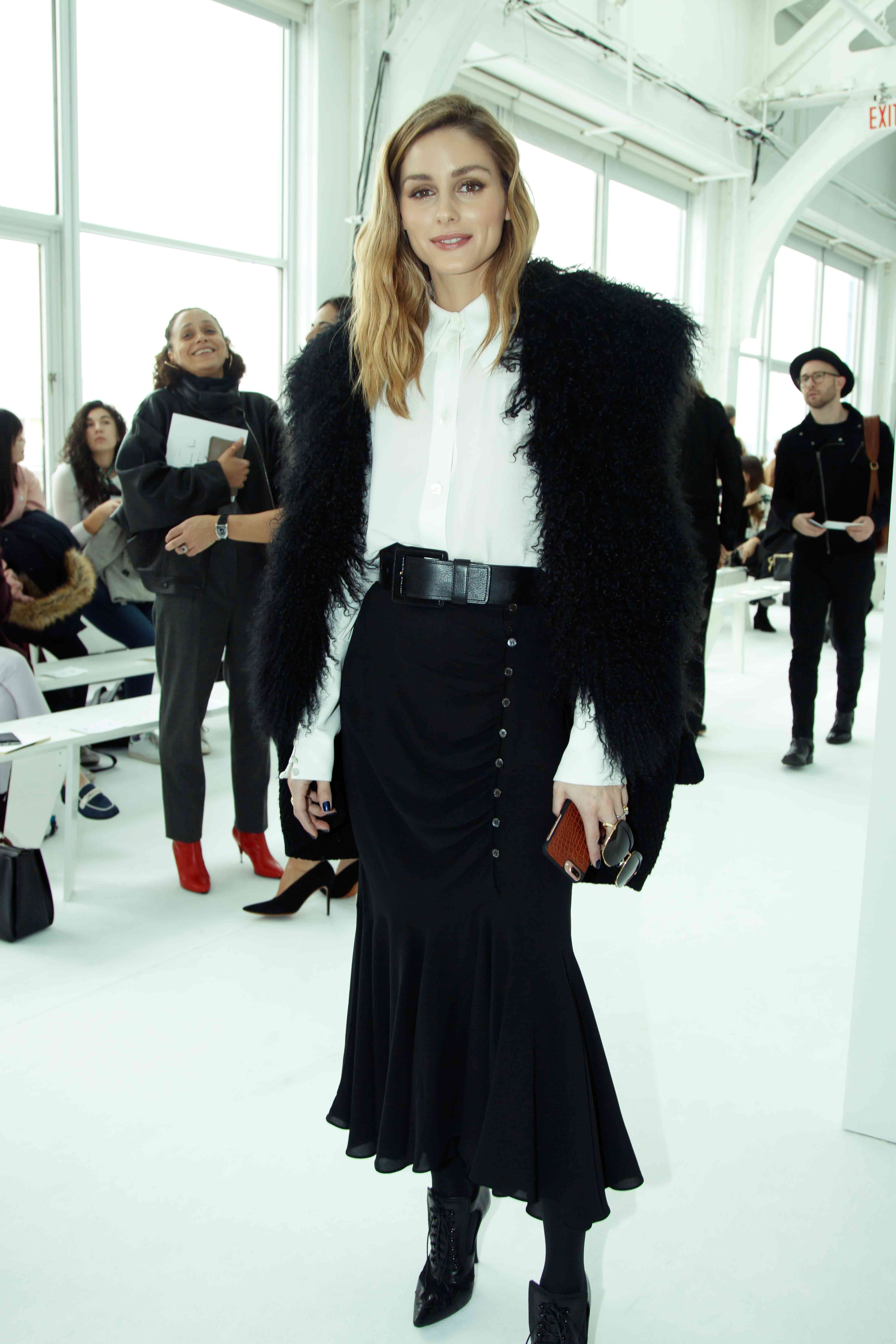 La influencer, una habitual en el front row de Delpozo.